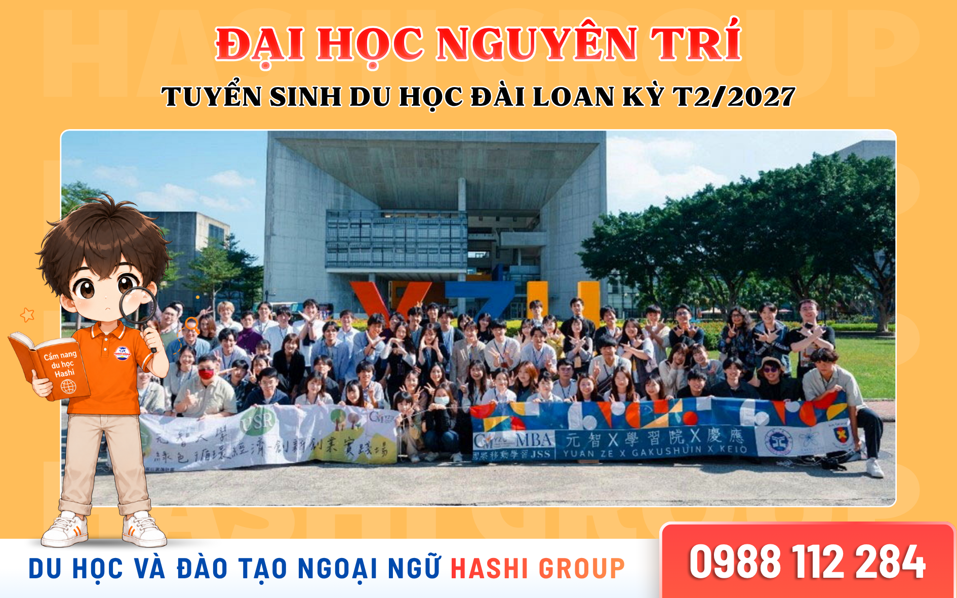 Đại Học Nguyên Trí - Tuyển Sinh Du Học Đài Loan Hệ 1+4 Kỳ 2/2027